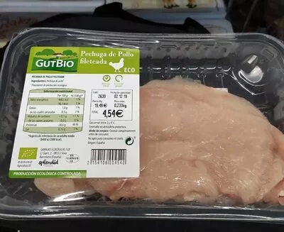 Pechuga de pollo fileteada GutBio , code 2154106004542