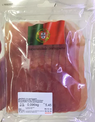 Jambon Cru Portugais Migros 96 g, code 2156841005457