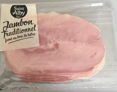 Jambon traditionnel fumé au bois de hêtre Saint Alby , code 2205870002453