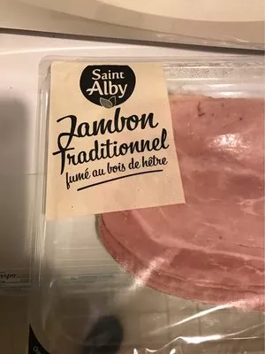 Jambon traditionnel fumé au bois deux êtres Saint Alby , code 2205871001967