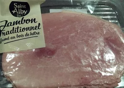 Jambon traditionnel fumé au bois de hêtre Saint Alby 140 g, code 2205871002674