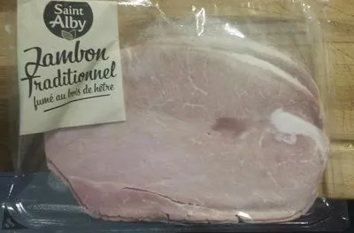 Jambon Traditionnel Fumé au Bois de Hêtre Saint Alby Variable, code 2205873002757