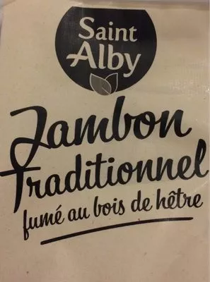 Jambon traditionnel fumé Saint Alby , code 2205877001923