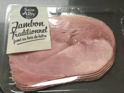 Jambon traditionnel Saint Alby, Lidl 0,221 Kg, code 2205878002547