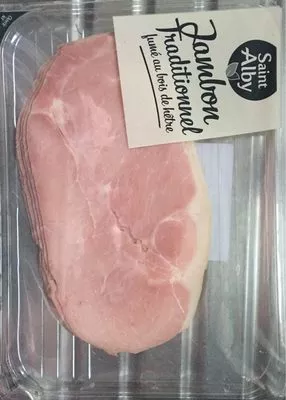 Jambon traditionnel fumé au bois de hêtre Saint Alby , code 2205879001983