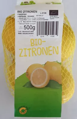 Bio Zitronen, Primfiori  500 g, code 22160195