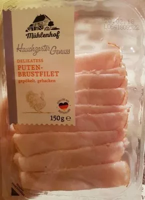 Delikatess Putenbrustfilet Gebacken, Hauchfein Mühlenhof 250 g, code 22411891