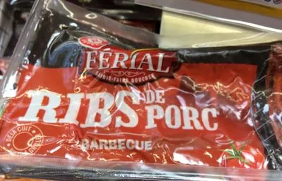 Ribs de Porc Barbecue Férial, Marque Repère Variable, code 2245063038371