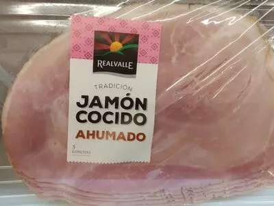 Jamón cocido ahumado tradición Realvalle , code 2251566002597