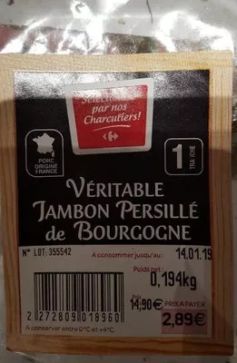 Véritable jambon persillé de Bourgogne  , code 2272809018960