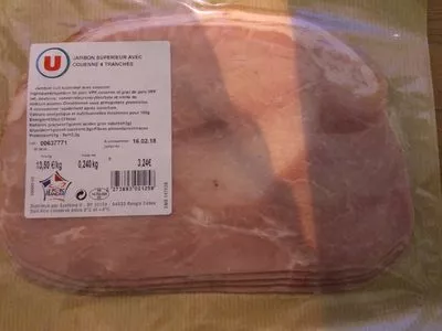 Jambon supérieur avec couenne U , code 2273693021258