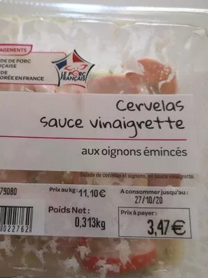 Cervelas sauce vinaigrette  , code 2288425022762