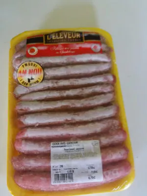 Assortiment saucisse L'éleveur tradition créole 12, code 2294611057401