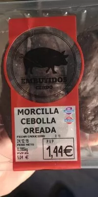 Morcilla cebolla oreada  , code 2301219001443