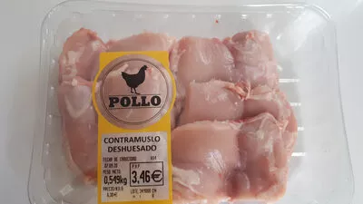 Contramuslo de pollo deshuesado UVESA 550 g, code 2302789003462