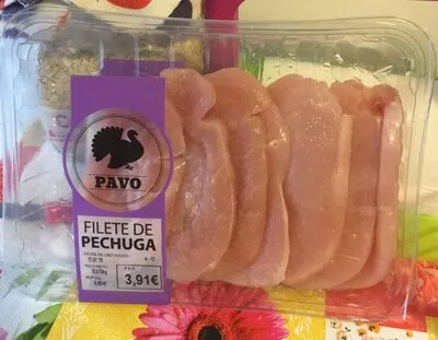 Filete de pechuga de pavo mercadona , code 2302794003914