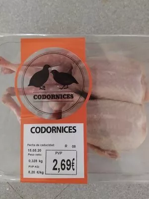 Codornices Mercadona , code 2302796002694