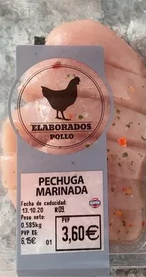 Pechuga marinada mercadona , code 2302831003600