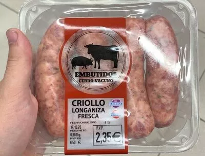 Criollo longaniza mercadona , code 2302863002350