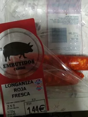 Longaniza roja fresca de cerdo  , code 2302912001440