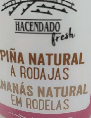 Piña natural a rodajas Hacendado 545g, code 2303024002721