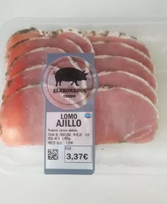 Lomo de cerdo al ajillo Mercadona , code 2303440003371