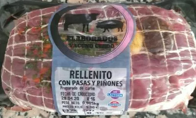 Rellenito de vacuno  con pasas y piñones  , code 2303555008155