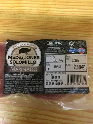 Medallones solomillo marinado  292 g, code 2304176002881