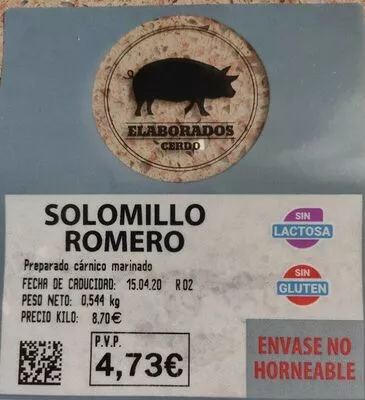 Solomillo de romero  , code 2304351004730