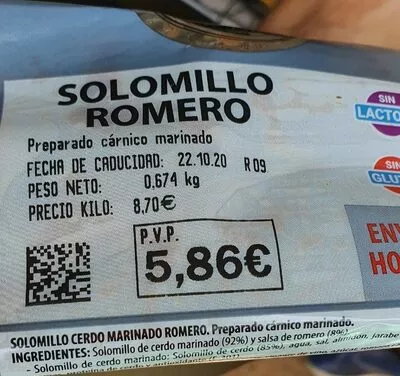 Solimillo Romero Mercadona mercadona , code 2304351005867