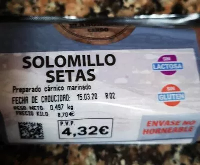 Solomillo setas  , code 2304353004325