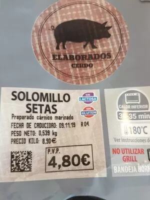 Solomillo Setas  , code 2304353004806