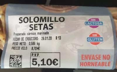 Solomillo setas  , code 2304353005100