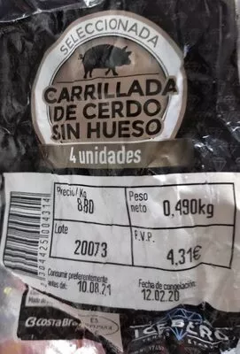 Carrillada de cerdo iceberg , code 2304425004314