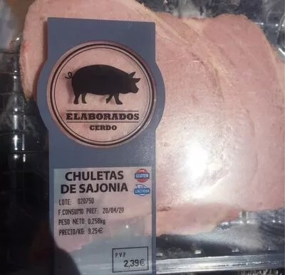 Chuletas de sajonia mercadona , code 2304571002394