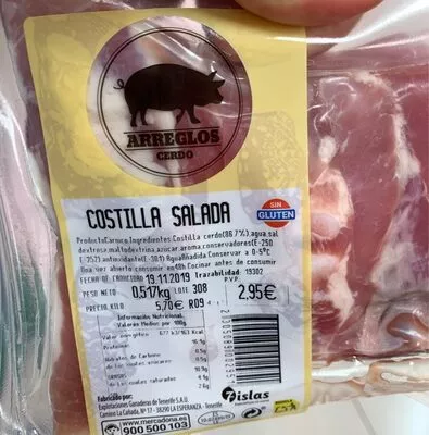 Costilla salada Mercadona , code 2305089002951