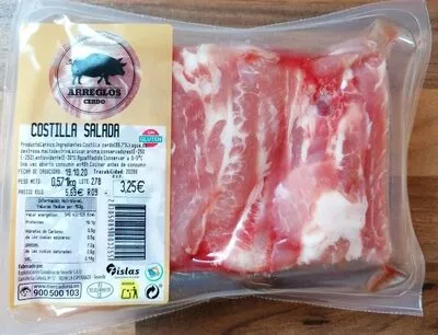 Costilla salada mercadona , code 2305089003255