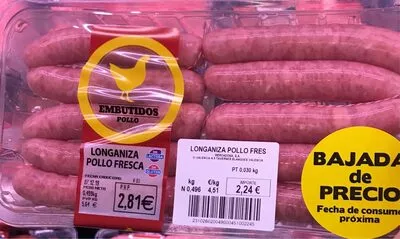 Longaniza pollo fresca  , code 231028620049600451002245