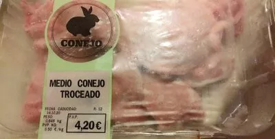 Medio conejo troceado mercadona , code 2325993004209