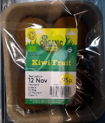 Kiwi Fruit Morrisons, Morrisons organic , code 2327996000950