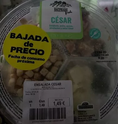 Ensalada César Hacendado , code 233697460000100149001495