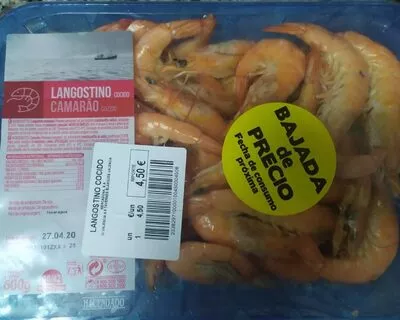 Langostino cocido Hacendado , code 233829710000100450004508