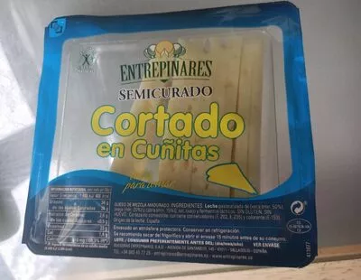 Queso Semicurado cortado en cuñitas Entrepinares 300 g (variable), code 2350284003142