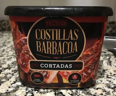 Costilla BBQ cortada Hacendado , code 2380884003716