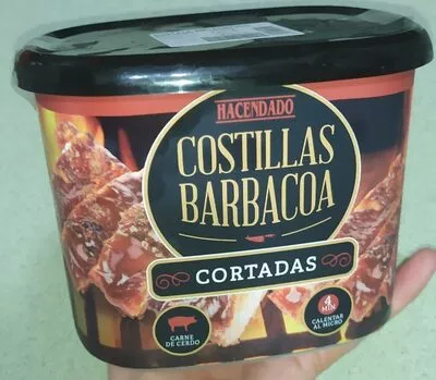 Costillas barbacoa Hacendado , code 2380884003808