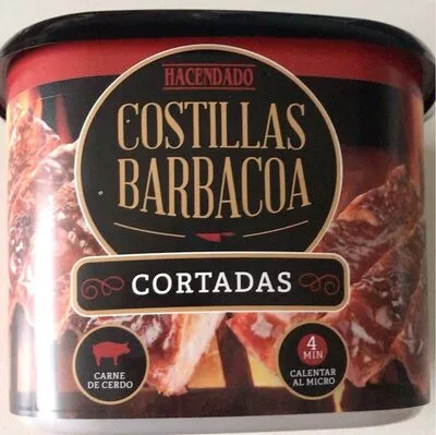 Costillas barbacoa hacendado , code 2380884004942