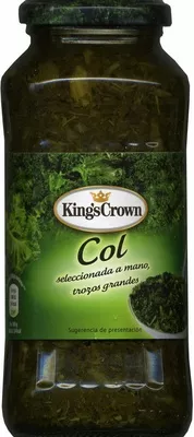 Col verde en conserva "King's Crown" King's Crown 680 g (neto), 650 g (escurrido), 720 ml, code 24006293