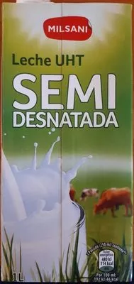 Leche UHT Semi Desnatada Milsani 1 l, code 24008051