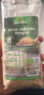 Arroz redondo integral GutBio , code 24015486