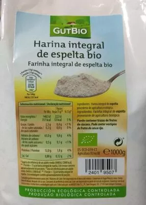 Harina integral de espelta bio Gutbio 25 g, code 24019507